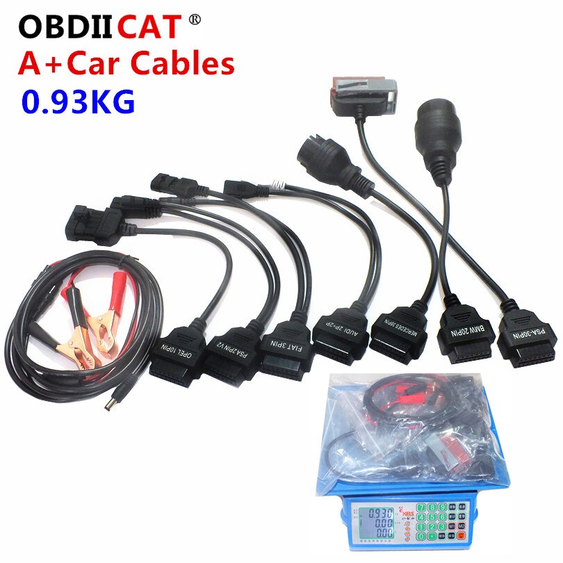 높은 품질 8pcs 풀 세트 자동차 케이블 OBDII 케이블 Multidiag 프로 Mvd 스캐너 OBD2 Dignostic 도구